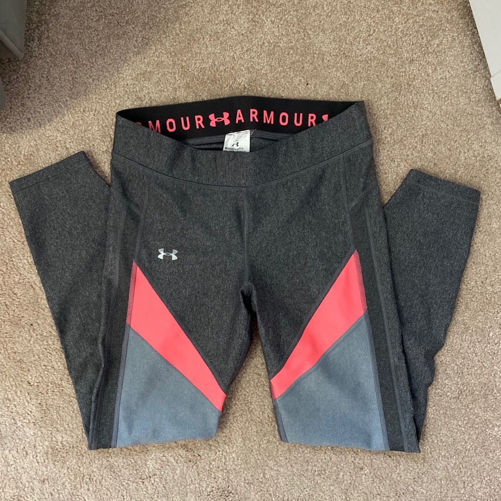 Under Armour Heatgear cropped compression leggings, Medium